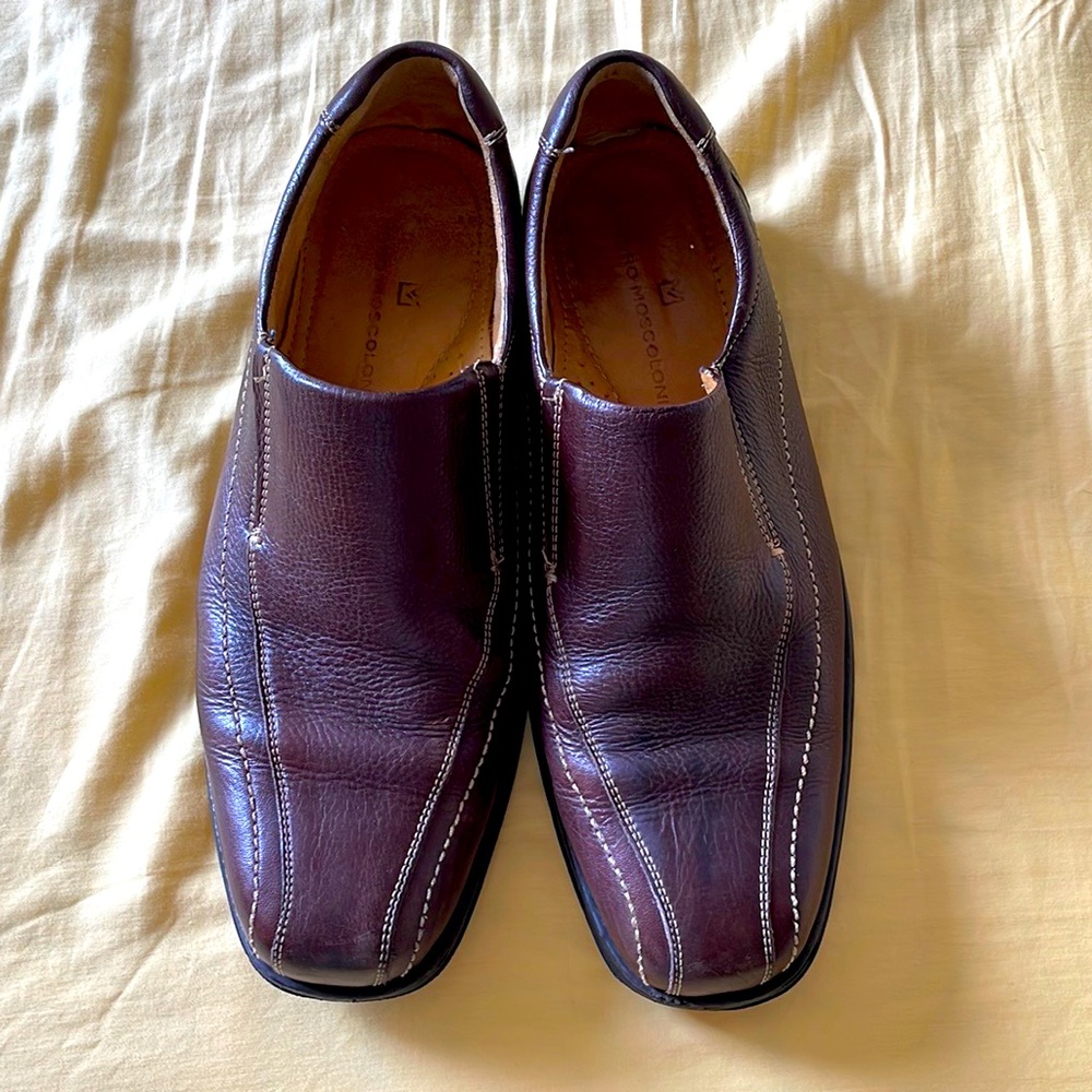 Mens Sandro Moscoloni genuine leather dress shoes sz 10.5